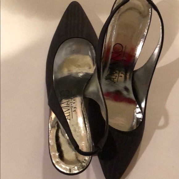 NWOB A’MANO Dark Brown Heels Vintage - Picture 3 of 8